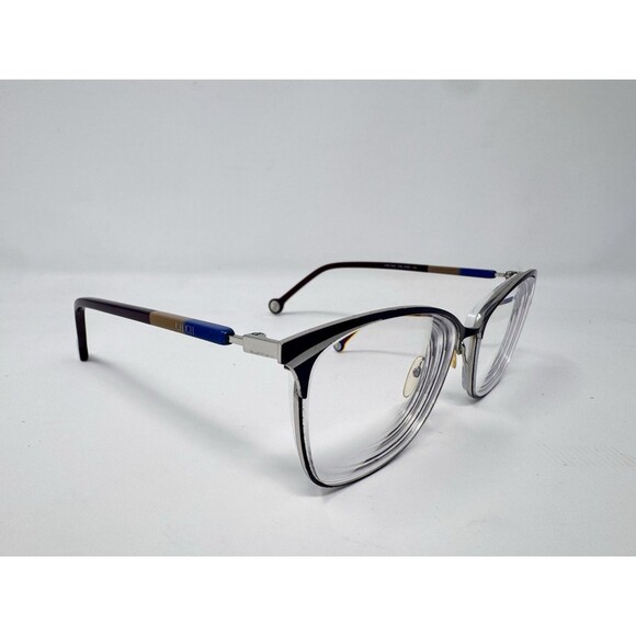 Carolina Herrera VHE192K Eyeglass Frames Only 53-15-140 OE60 Purple main image 14